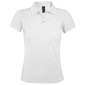 SOL'S Ladies Prime Poly/Cotton Piqué Polo Shirt - White Size 3XL