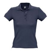 SOL'S Ladies People Cotton Piqué Polo Shirt - Navy Size 3XL