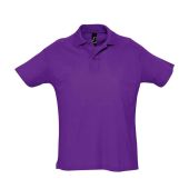 SOL'S Summer II Cotton Piqué Polo Shirt - Dark Purple Size XXL