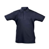 SOL'S Kids Summer II Cotton Piqué Polo Shirt - Navy Size 12yrs