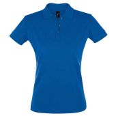 SOL'S Ladies Perfect Cotton Piqué Polo Shirt - Royal Blue Size 3XL