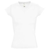 SOL'S Ladies Moon V Neck T-Shirt - White Size 3XL