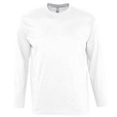 SOL'S Monarch Long Sleeve T-Shirt - White Size 5XL