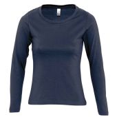 SOL'S Ladies Majestic Long Sleeve T-Shirt - Navy Size XXL