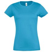 SOL'S Ladies Imperial Heavy T-Shirt - Aqua Size 3XL