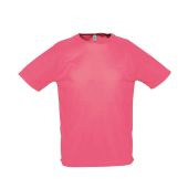 SOL'S Sporty Performance T-Shirt - Neon Coral Size XXS