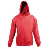 SOL'S Kids Slam Hooded Sweatshirt - Red Size 12yrs