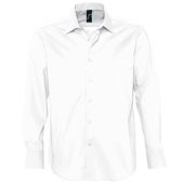 SOL'S Brighton Long Sleeve Fitted Shirt - White Size 4XL