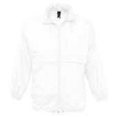 SOL'S Unisex Surf Windbreaker Jacket - White Size XXL