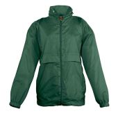 SOL'S Kids Surf Windbreaker Jacket - Forest Green Size 15-16