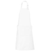 SOL'S Gala Long Bib Apron - White Size ONE