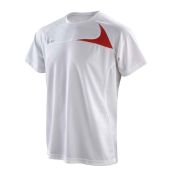 Spiro Dash Training Shirt - White/Red Size 4XL