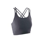 Spiro Ladies Fitness Crop Top - Phantom Grey Size XXS/6