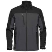 Stormtech Cascades Soft Shell Jacket - Dolphin/Black Size 3XL