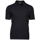 Tee Jays Luxury Stretch Piqué Polo Shirt - Black Size 5XL