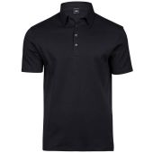 Tee Jays Pima Cotton Interlock Polo Shirt - Black Size 3XL