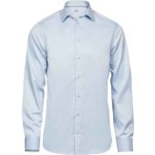 Tee Jays Luxury Slim Fit Long Sleeve Oxford Shirt - Light Blue Size XXL