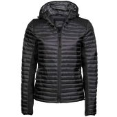 Tee Jays Ladies Crossover Hooded Padded Outdoor Jacket