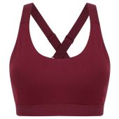 Tombo Medium Impact Core Bra - Deep Burgundy Size XXL