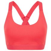 Tombo Medium Impact Core Bra - Hot Coral Size XXL