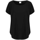 Tombo Scoop Neck T-Shirt - Black Size 3XL