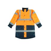 Warrior Denver Hi-Vis Jacket - Fluorescent Orange Size 3XL