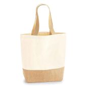 Westford Mill Jute Base Canvas Shopper