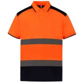 Yoko Two Tone Short Sleeve Polo Shirt