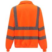 Yoko Hi-Vis Zip Neck Sweatshirt