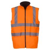 Yoko Hi-Vis Reversible Fleece Bodywarmer