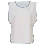 Yoko Hi-Vis Reflective Border Tabard - White Size L/XL