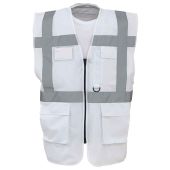 Yoko Executive Waistcoat - White Size 3XL