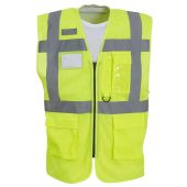 Yoko Hi-Vis Top Cool Open Mesh Executive Waistcoat - Yellow Size 3XL