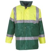 Yoko Hi-Vis Contrast Jacket - Yellow/Paramedic Green Size 3XL