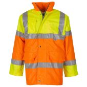 Yoko Hi-Vis Contrast Jacket - Yellow/Orange Size 3XL