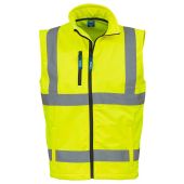 Yoko Hi-Vis Soft Shell Gilet - Yellow Size 3XL