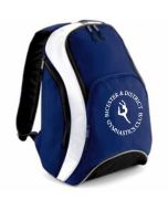 BG571 Navy/White Backpack c/w printed BDGC logo